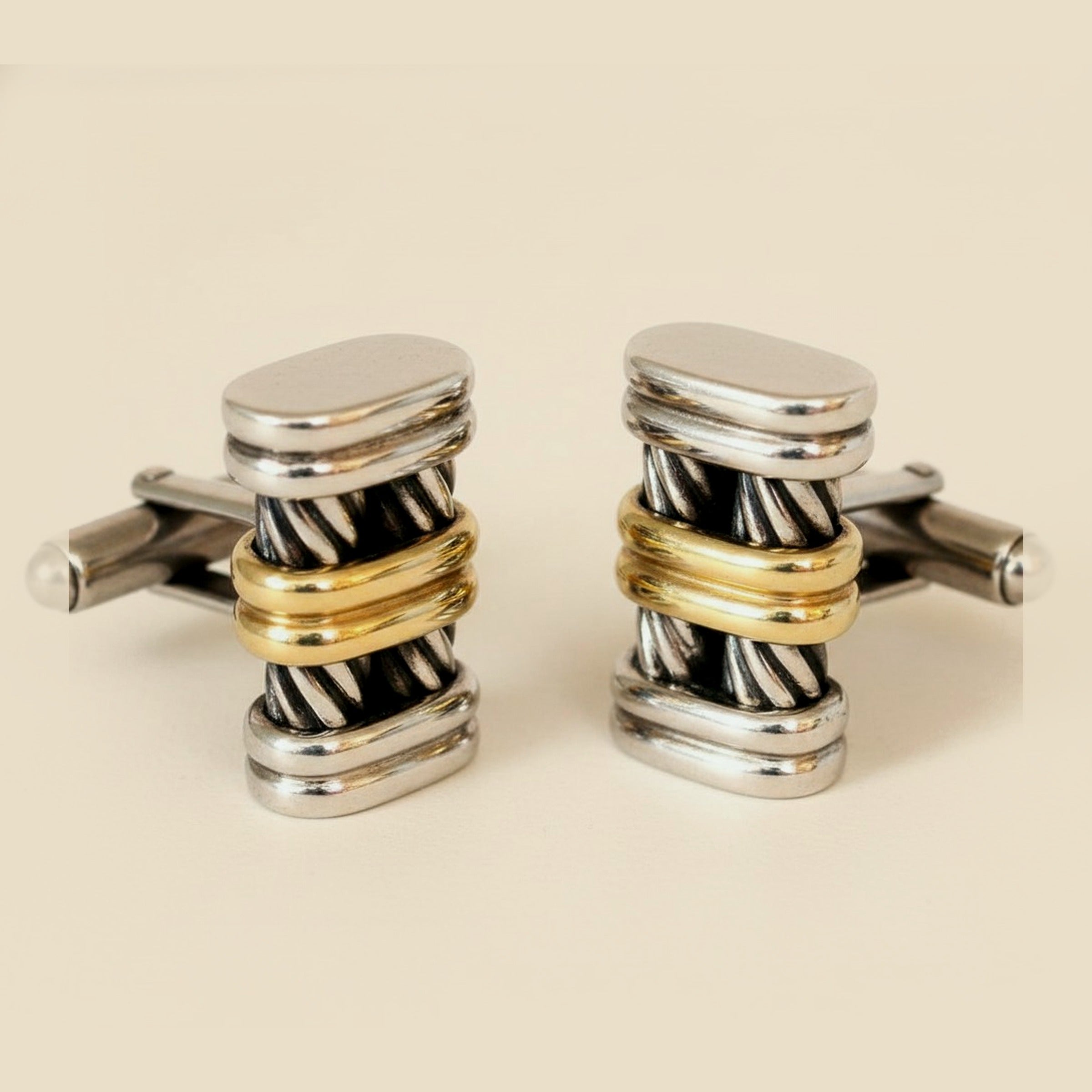 Retired David Yurman Classic Cable Sterling Silver & 14K YG – Empire Diamond