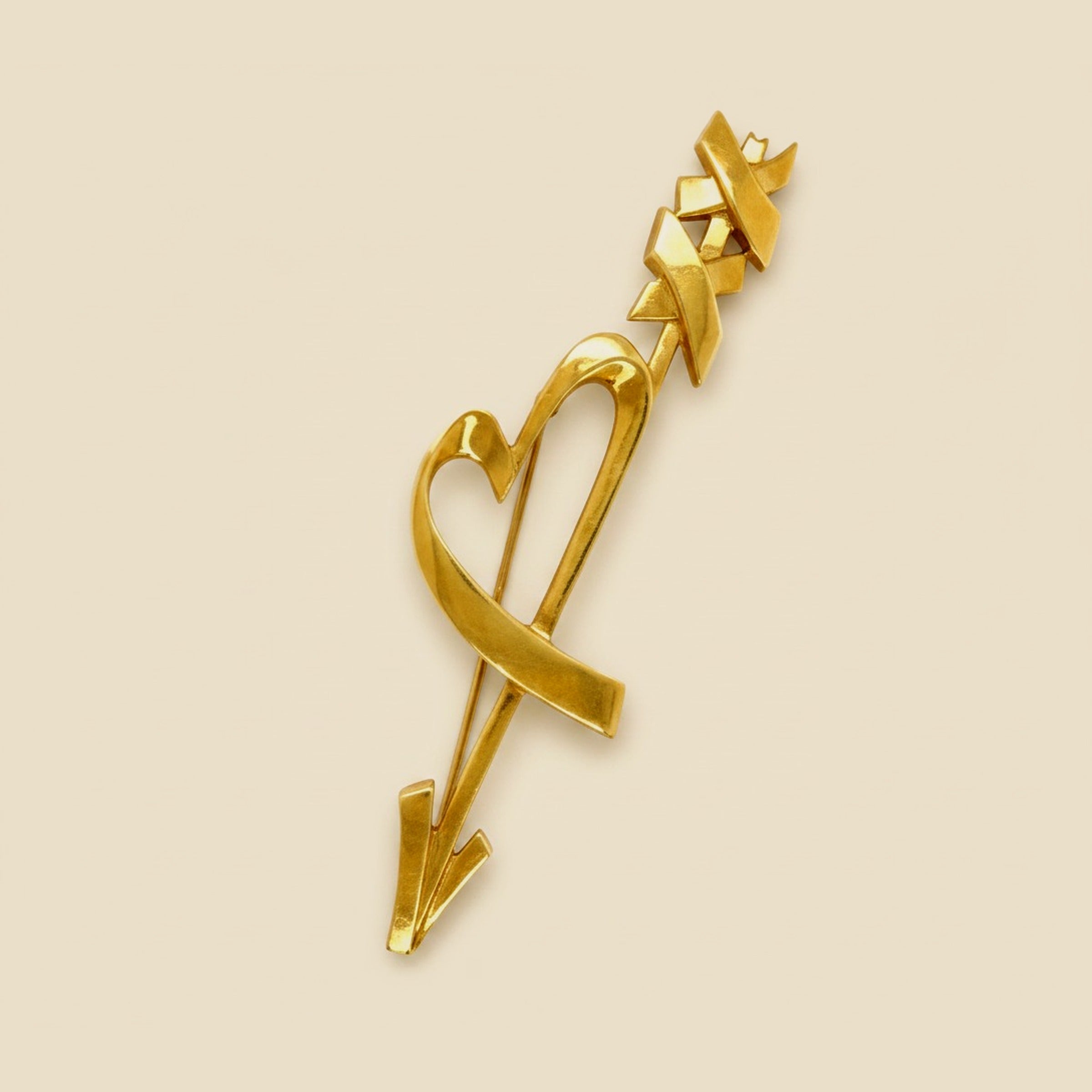 Tiffany 18K Paloma Picasso Loving Heart Pin