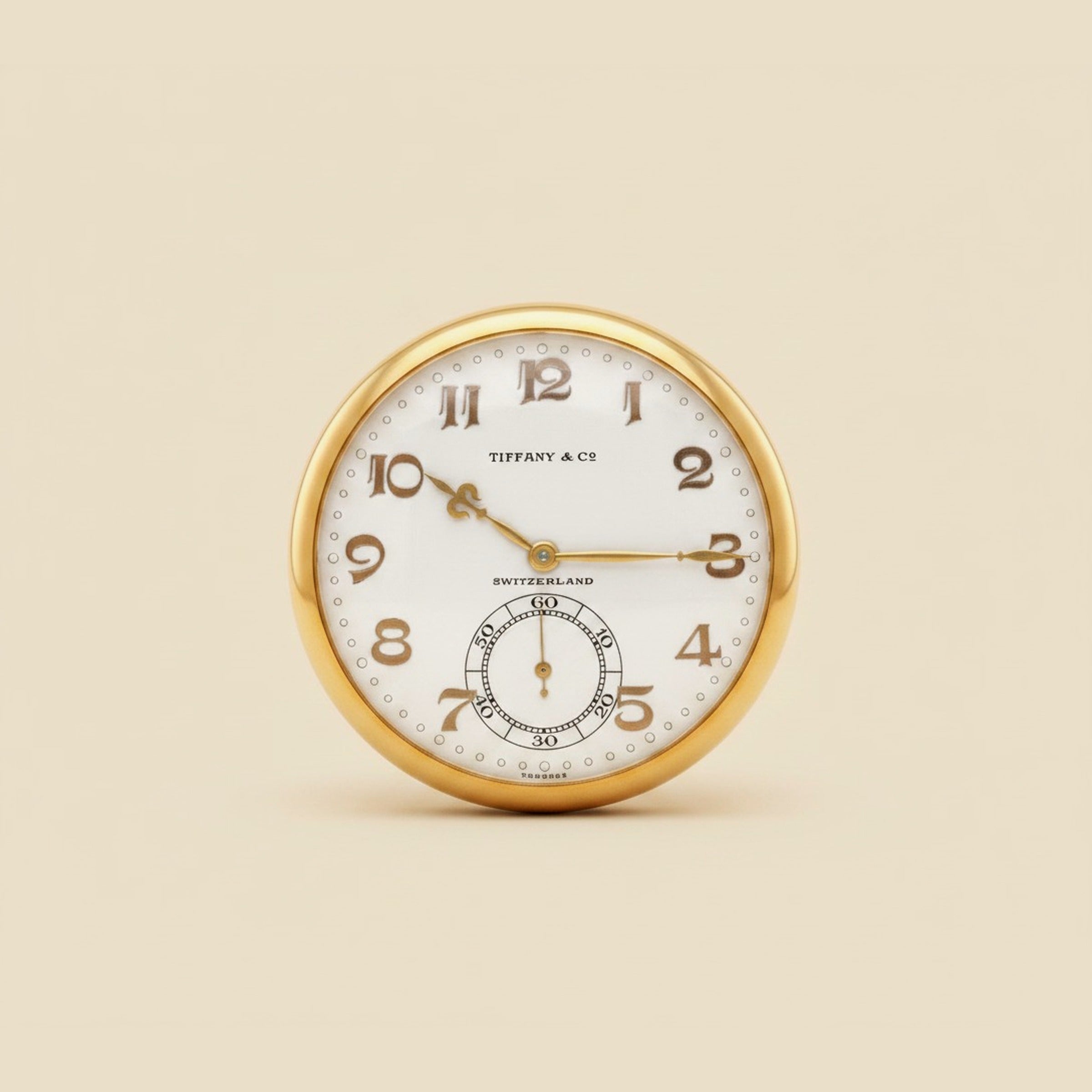Tiffany & Co. Open Face Pocket Watch