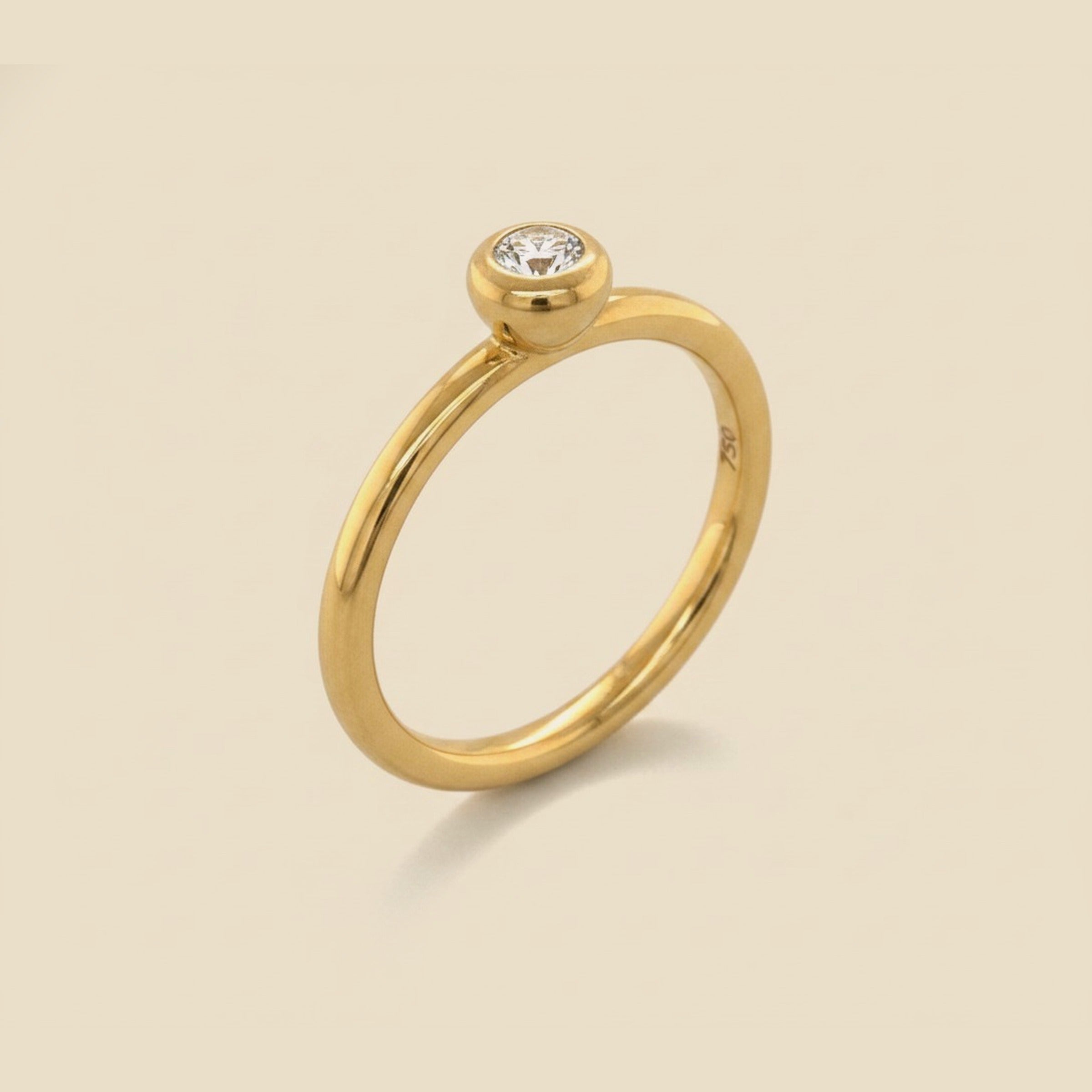 Tiffany & Co Paloma Picasso 18k Yellow Gold Diamond Stacking