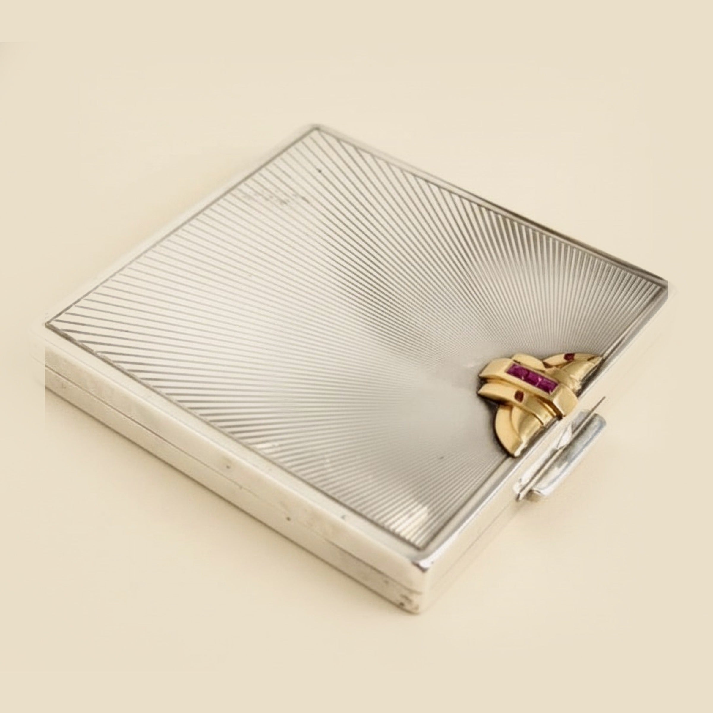Tiffany & Co. Silver & Gold Compact