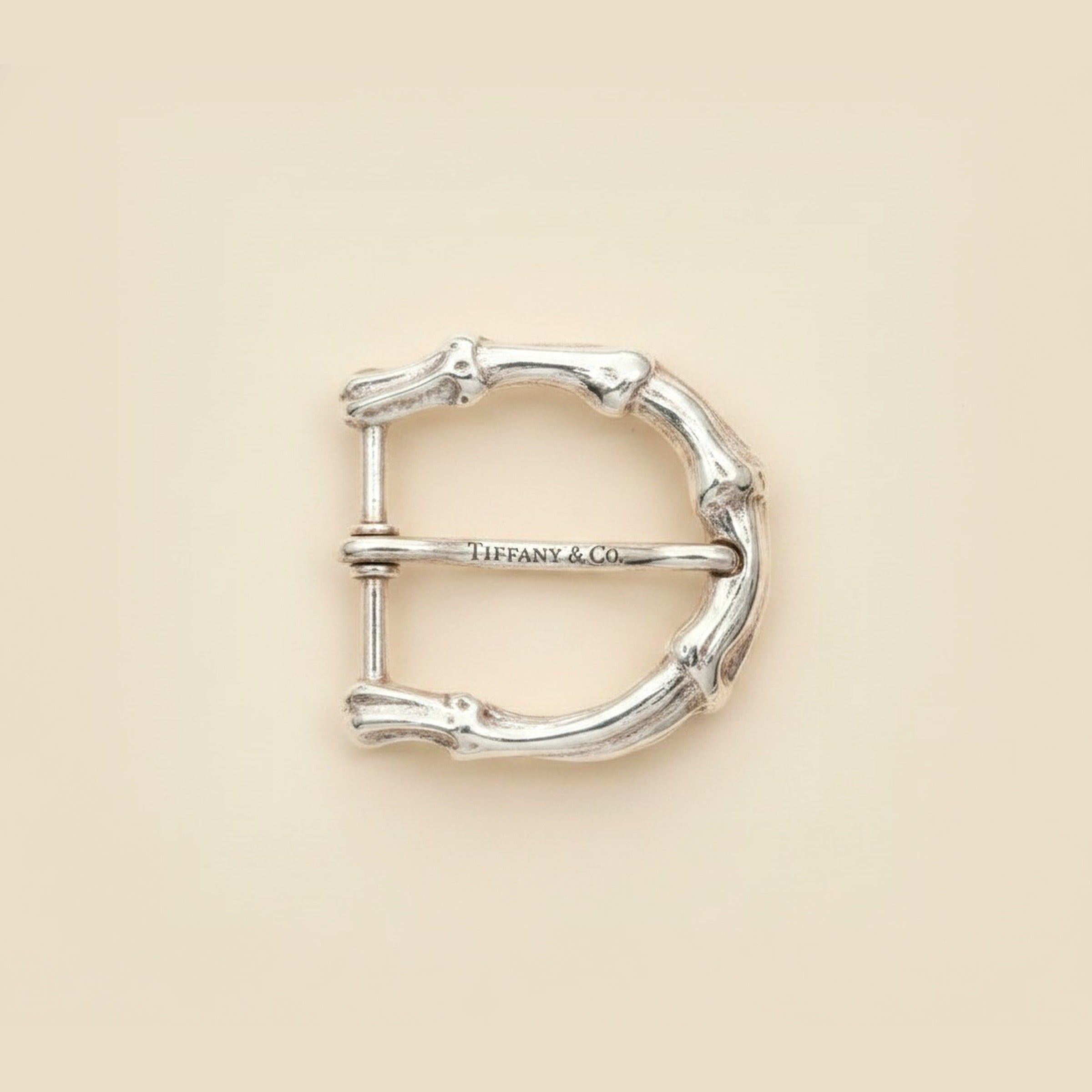 Tiffany & Co. Sterling Silver Bamboo Belt Buckle