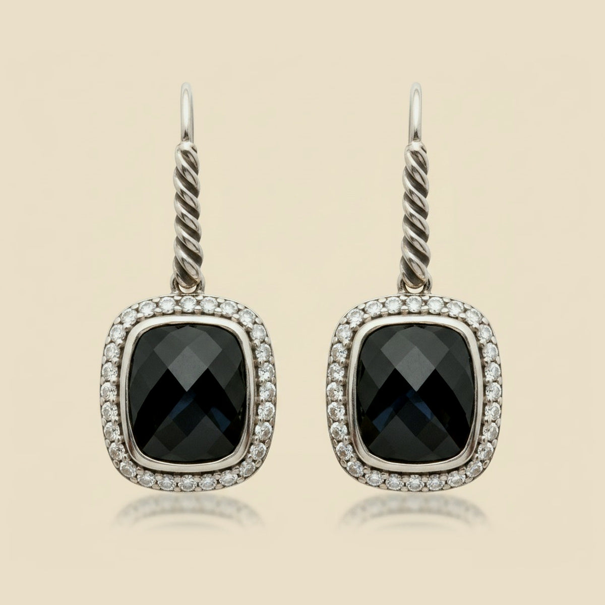 David Yurman Sterling Silver "Noblesse" Earrings