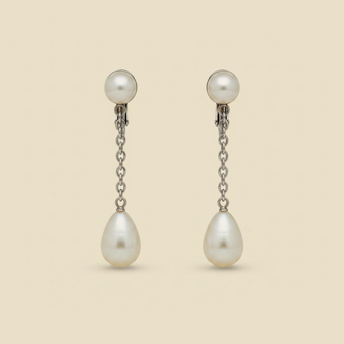 Dangling Pearl Earrings