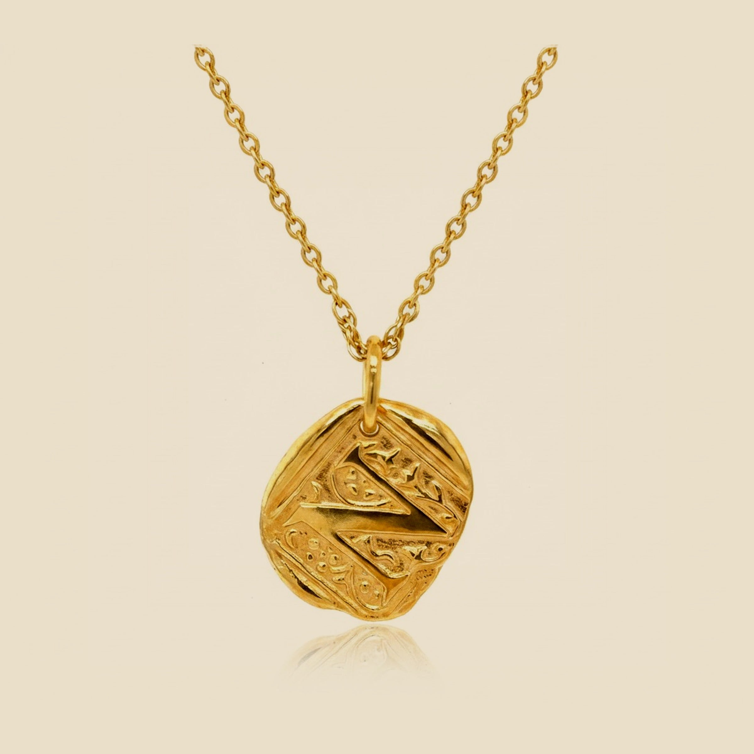 Yellow Gold 18k Initial Pendant