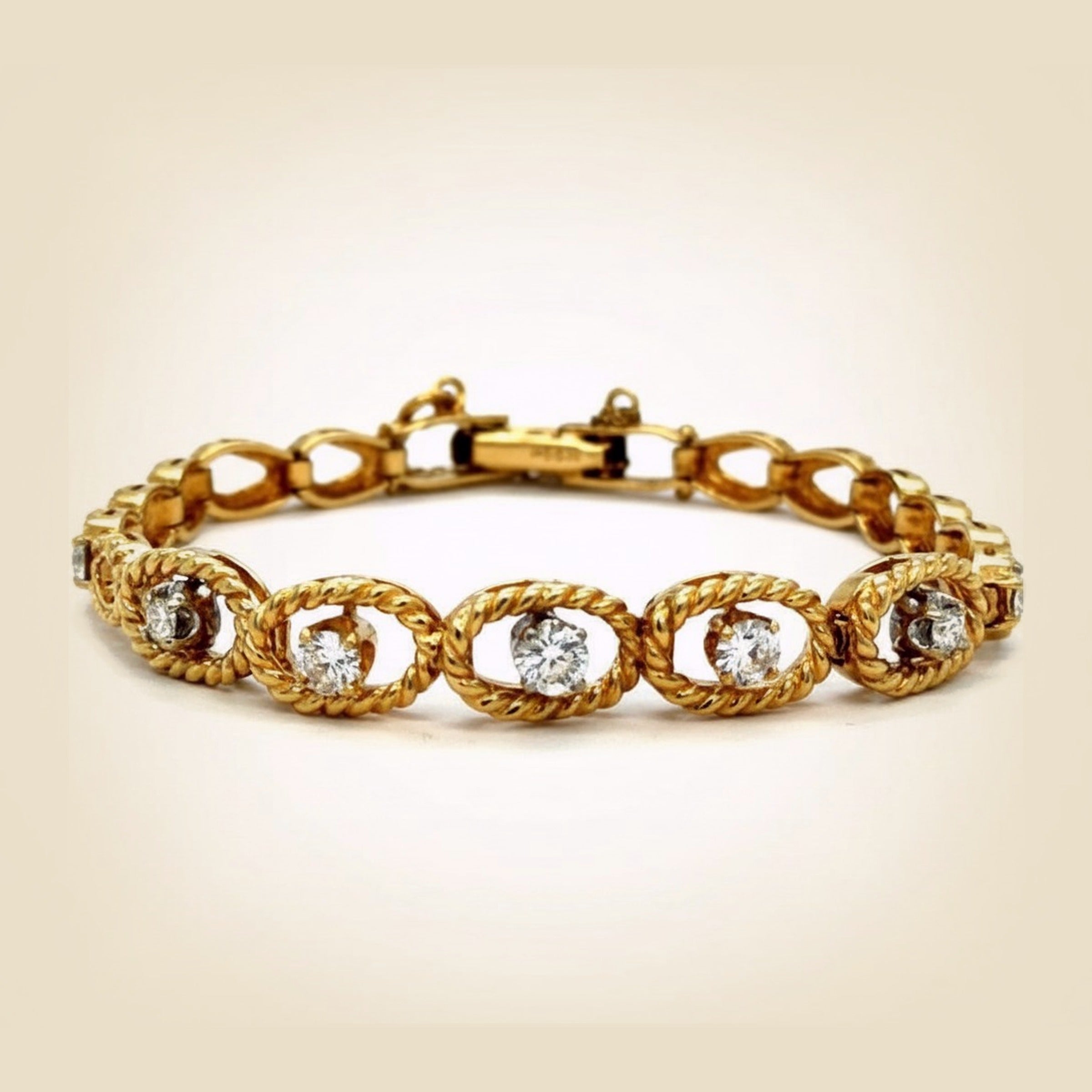 Yellow Gold Diamond Bracelet – Empire Diamond