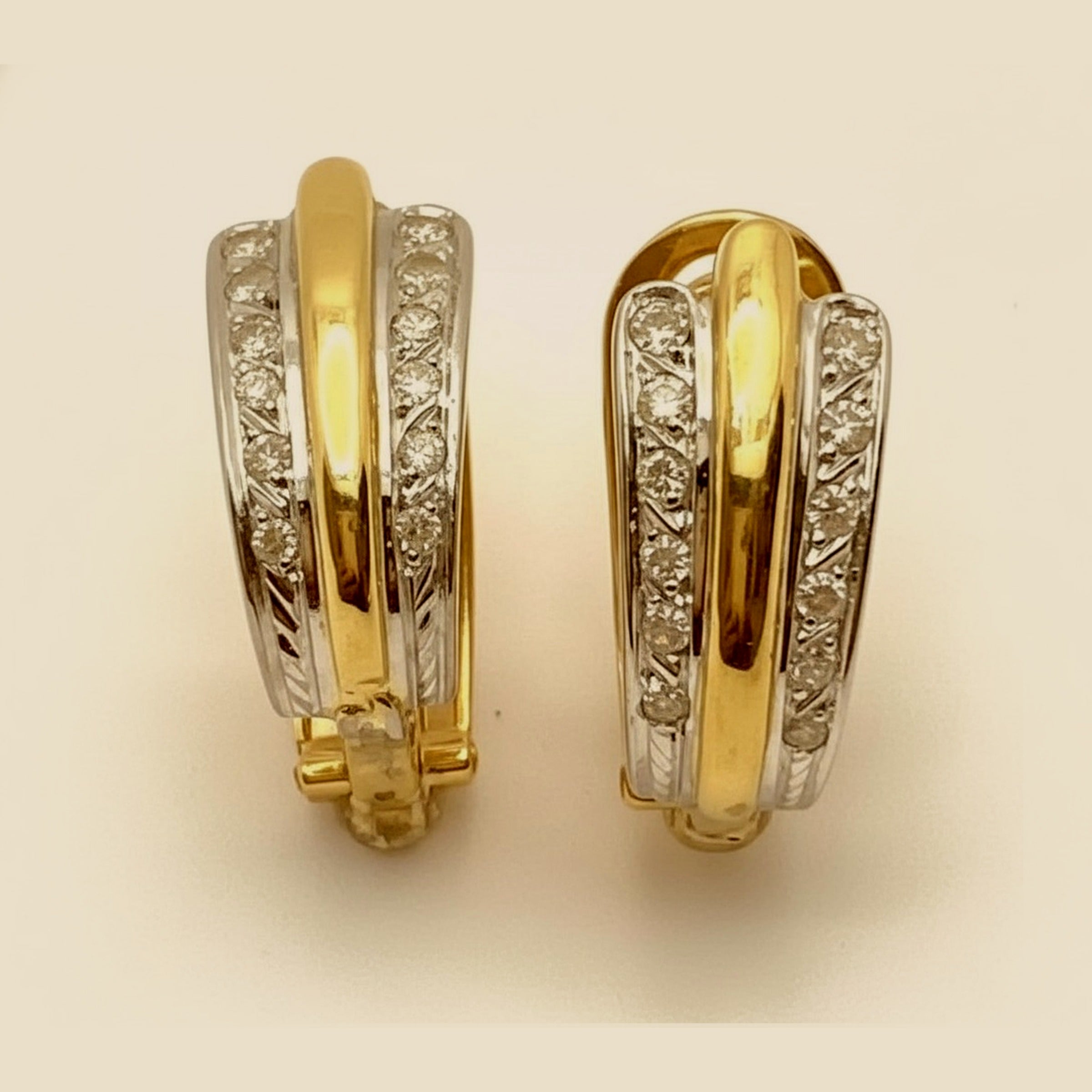 Yellow Gold Diamond Earrings – Empire Diamond