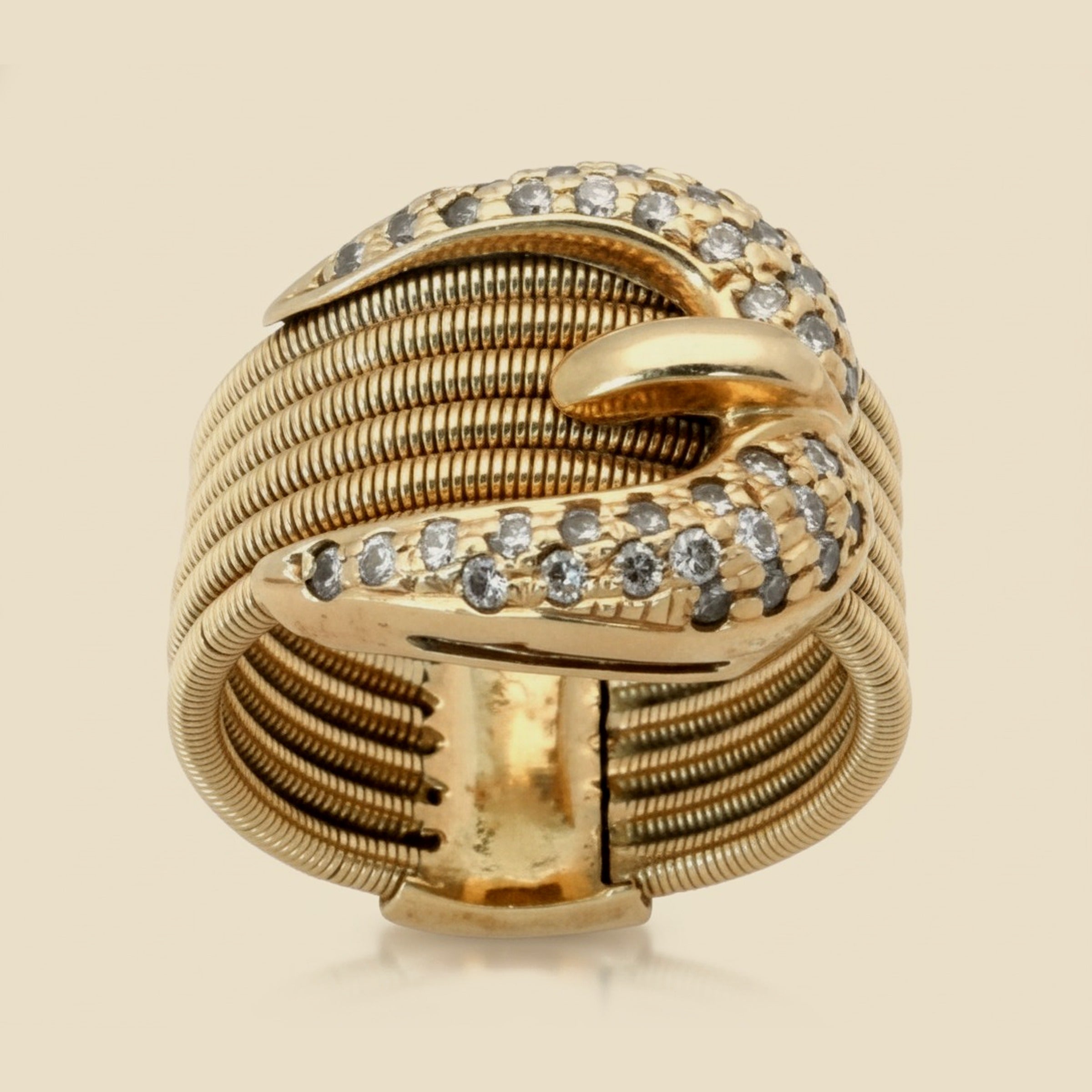 Yellow Gold & Diamond Ring – Empire Diamond