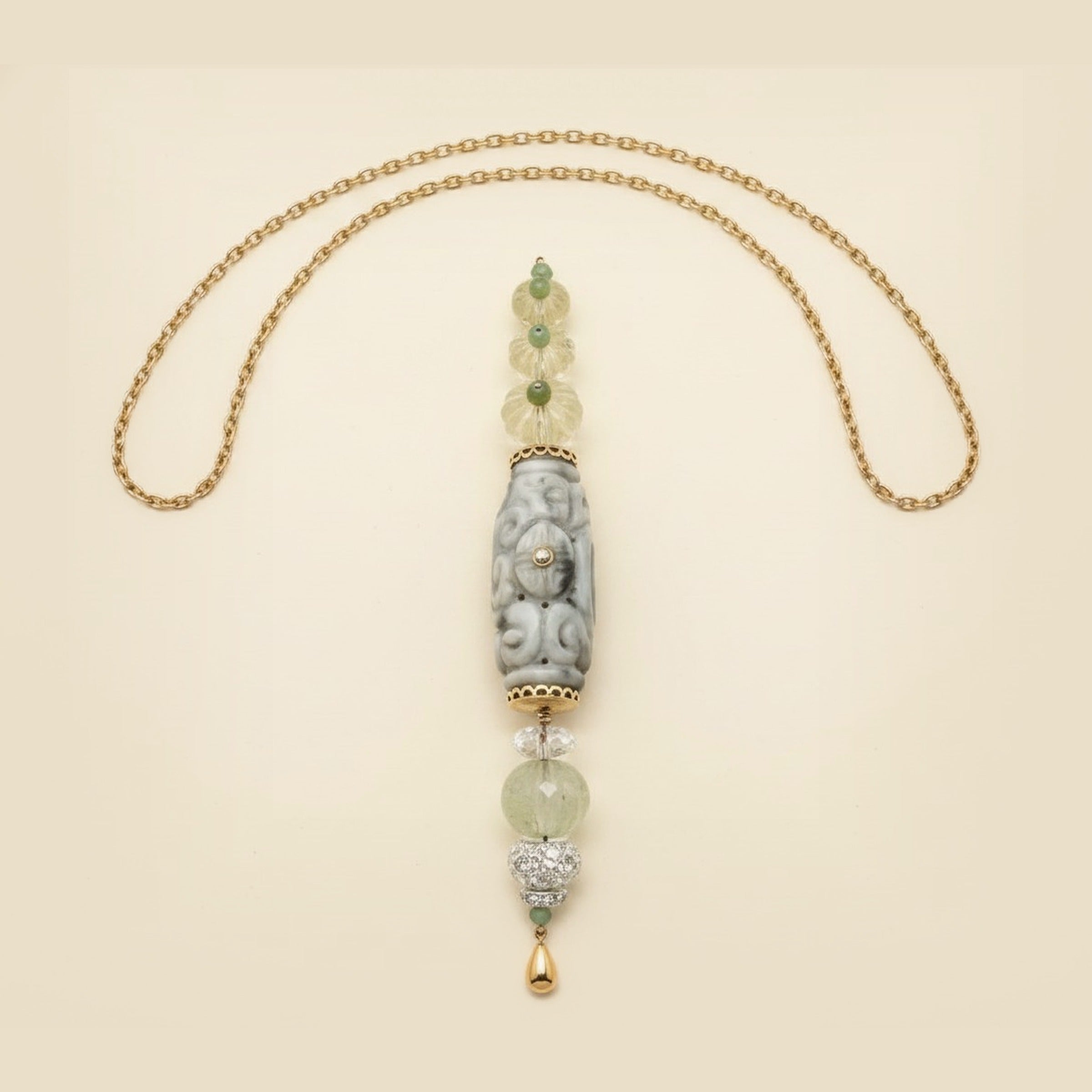 Yellow Gold Topiary Pendant Necklace – Empire Diamond